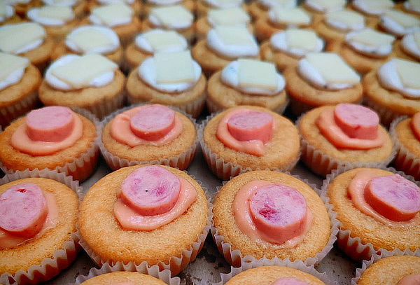 72 o 144 Mini Cupcakes de Sal - Ranchero y Queso