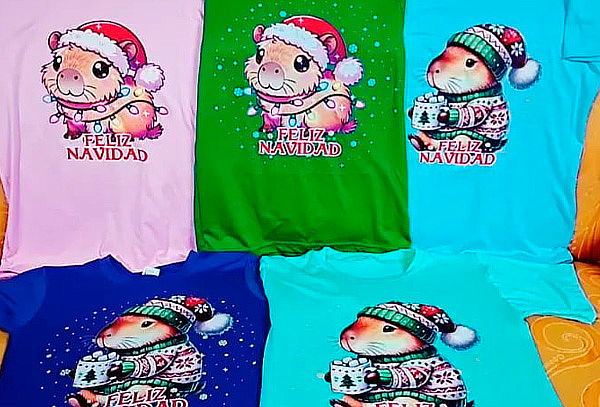 Camisetas Temáticas de Navidad por 1 o 3 Unidades 