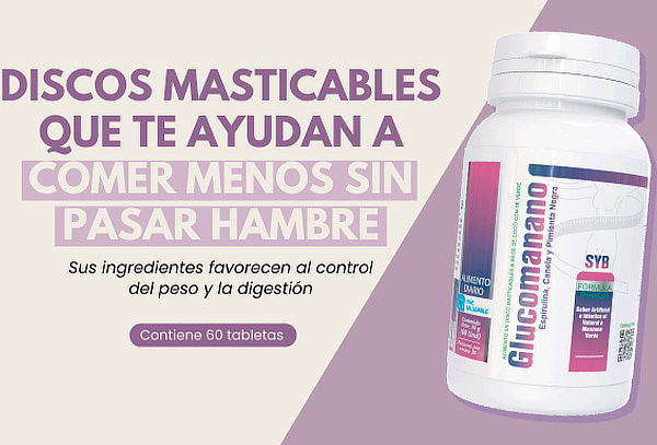 Glucomanano Masticable para Adelgazar y Reducir el Apetito