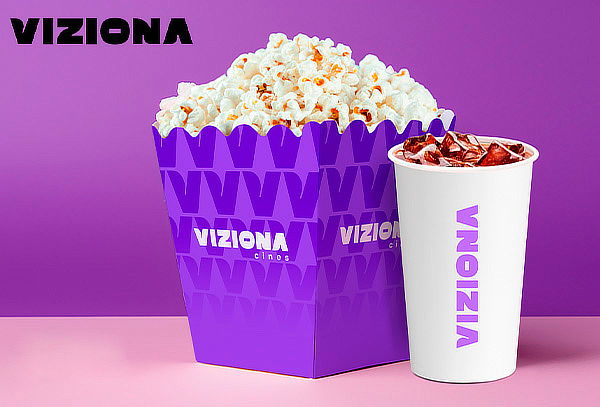 Viziona Cines: Combo Crispetas 100 gr + Gaseosa 16 oz