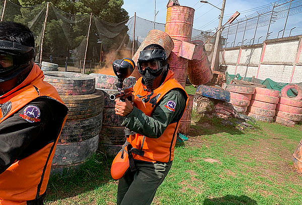 1 Hora y Media de Paintball para 5 Personas en Puente Aranda