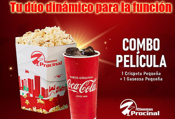 PROCINAL: Combo de Crispetas Pequeñas + Gaseosa