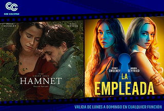 ¡Entrada 2D en Cine Colombia ¡Lunes a Domingo!