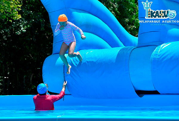 Entrada a Inflaparque Acuático Ikarus 16 Atracciones 