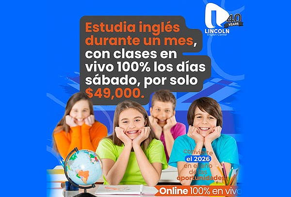 1 Mes de Inglés en Vivo con The Lincoln English Center