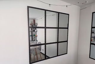 Espejo Flotante  Tipo Radian de 4 mm  Modelo de 3 por 3 