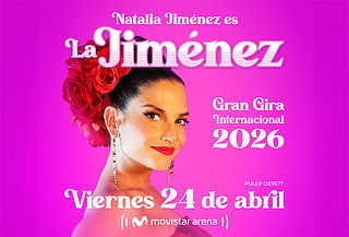 1 Entrada Concierto Natalia Jiménez Viernes 24 de Abril