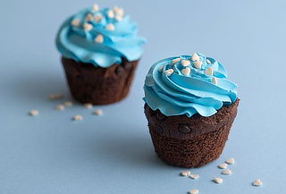 70 Mini Cupcakes Decorados + Tarjeta con Mensaje