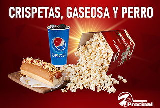 Procinal: 1 Perro Caliente + 1 Crispeta + 1 Gaseosa