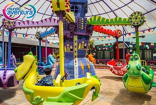 1 Pasaporte KIDS de 22 Atracciones en Mundo Aventura
