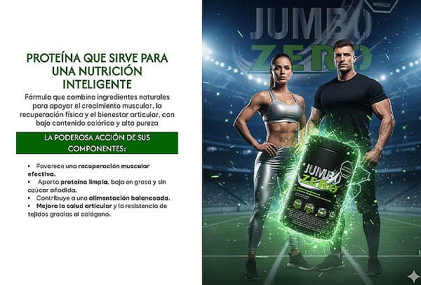 Proteína Deportiva Jumbo Zero de 2 Libras