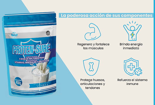 Proten Sure - Alimento para Mayor Energía y Musculos 