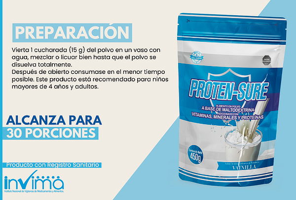 Proten Sure - Alimento para Mayor Energía y Musculos 