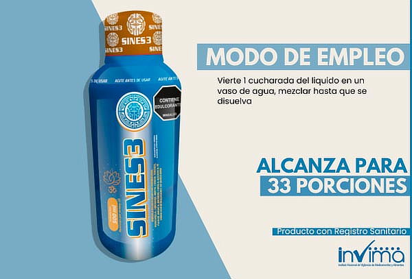 Bebida Natural Sines3 por 500 ml para Dormir Mejor