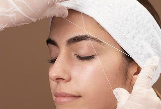 Depilación de Cejas con  Hilo + Visagismo