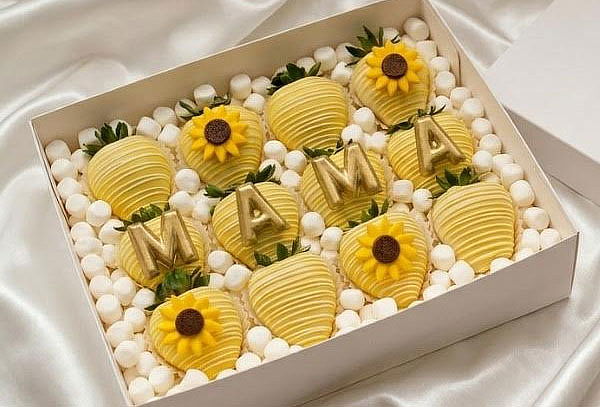 Fresas con Chocolate Premium para Mamá