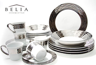 Vajilla Silver Premium Marca Belia 30% 