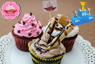 Caja de 12 Cupcakes Personalizados 50%