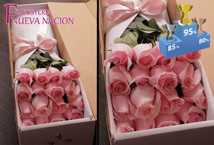 Bouquet de 12 Rosas 81%