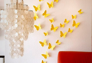 Mariposas Decorativas en 3D 50%