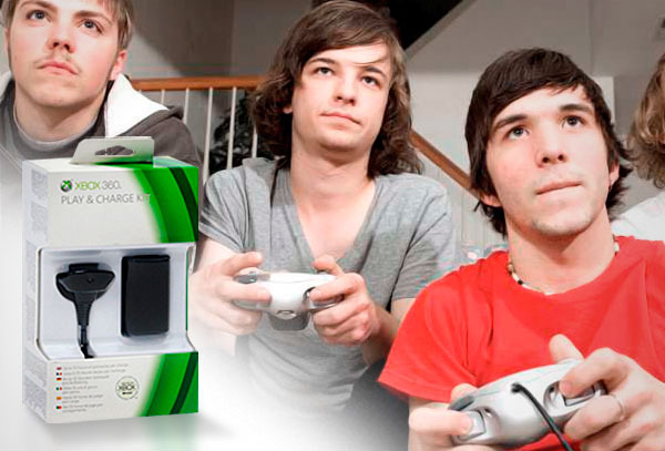 Kit de Juega y Recarga para Xbox 360 