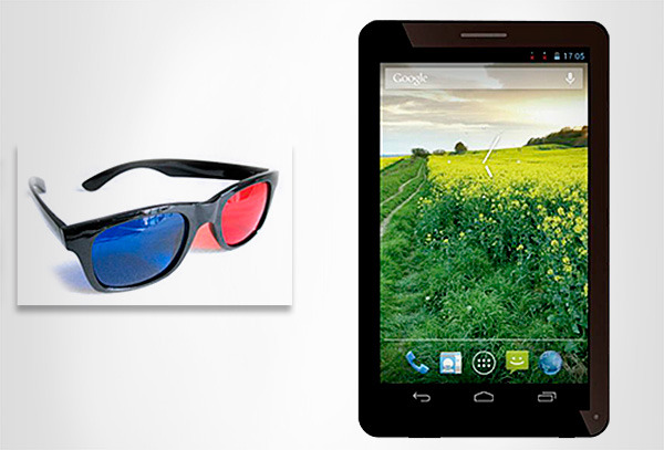 Tablet Celular 3D + Gafas 28%