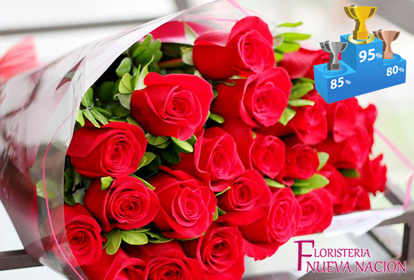 Bouquet de 12 Rosas Importadas 81%