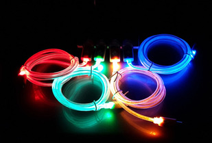Cable de datos LED para iPhone 5, 5s, 6 y 6 Plus