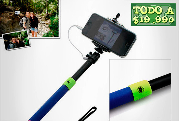 Baston selfies con Cable Plug 3.5  75%