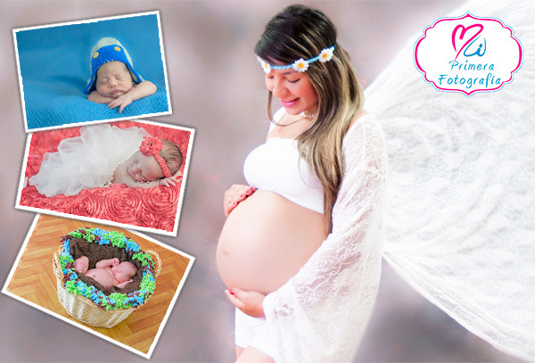 Sesion Fotográfica para embarazada o bebe + 2 familiares 70%