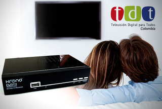 Decodificador TDT 2 para Televisión Digital Terrestre 