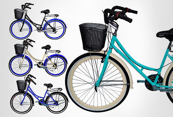 Bicicleta Playera Rin 26 d/pared Tipo Moto