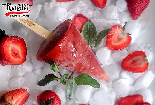 KONOLET 6 Deliciosas Paletas Artesanales de Agua