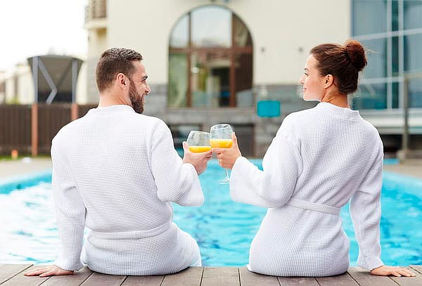 Full day spa romántico de lujo para 2 en Hotel Hilton
