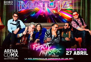 Matute "Party Monster Tour" en Arena CDMX ¡Abril 27!