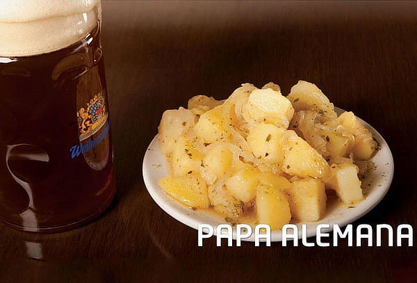 Litros de cerveza de barril + papas a la francesa ó alemanas