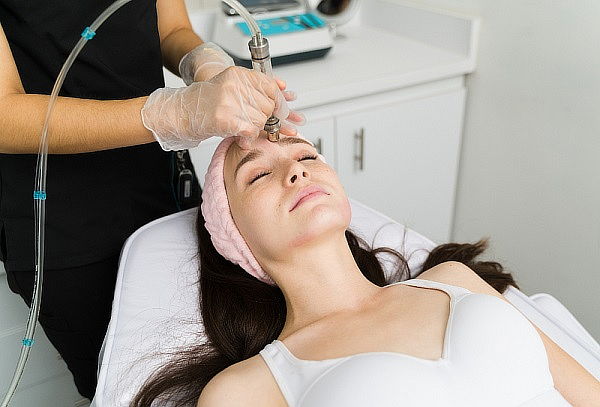 Limpieza facial con Microdermo para retiro células muertas 