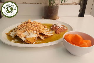 Enchiladas Veganas para 1 o 2 La Buena Tierra 5 sucursales