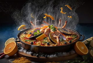 Disfruta Rica Paella, 2 Kilos Para 4 Personas