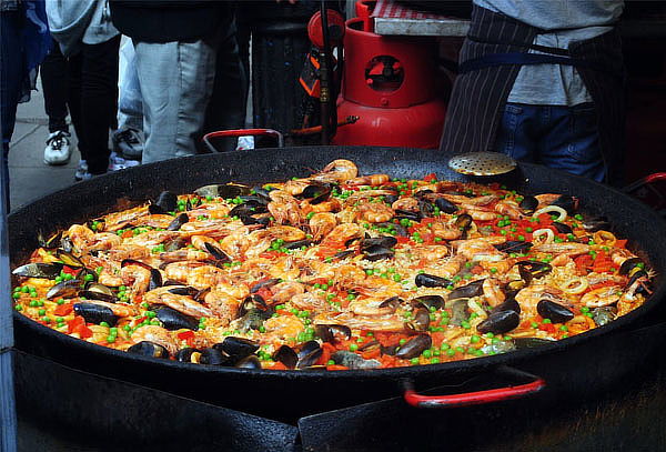 ¡Paella para Fiesta! de 11 kilos Hasta para 24 Personas 