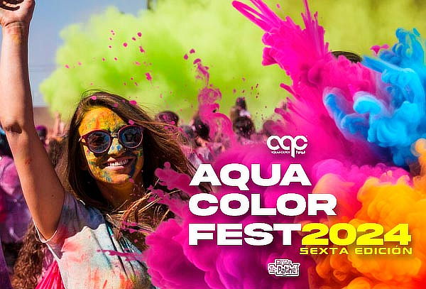 Festival Aqua Color Fest en Parque Acuático 3 de Agosto