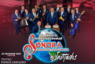 La única Internacional Sonora en Teatro Ferrocarrilero