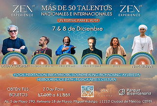 ¡Vive la Experiencia! Acceso 7 y 8 de Dic. "ZEN EXPERIENCEC"