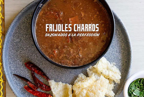 Para 2: 2 Frijoles Charros + 4 Tacos campechanos