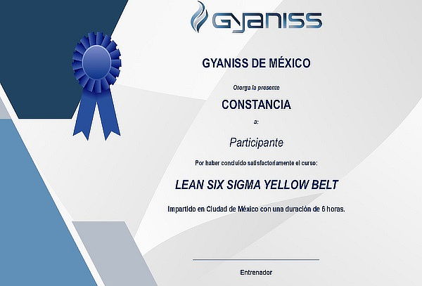 ¡Certifícate en Lean Six Sigma Yellow Belt!