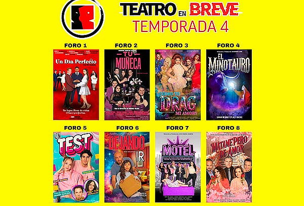 Teatro en breve: 3 o 6 obras en 1 día, ¡Col Del Valle!