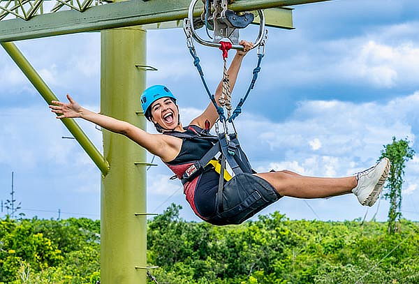 Sky Trail: Bicicletas en el aire ¡Selvatica Rivera Maya!