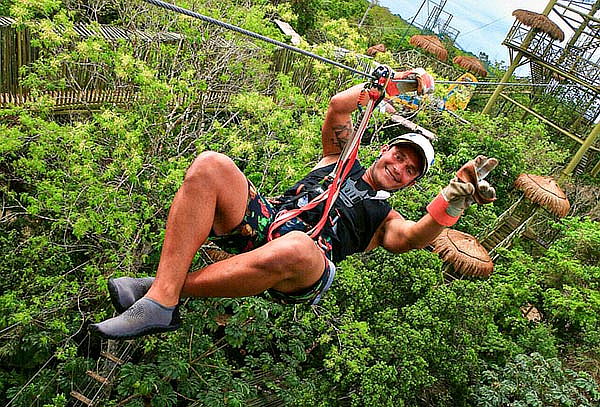 Sky Trail: Bicicletas en el aire ¡Selvatica Rivera Maya!