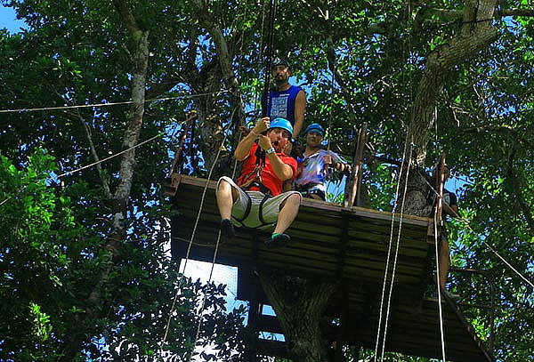 Sky Trail: Bicicletas en el aire ¡Selvatica Rivera Maya!