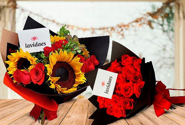 Sorprende con Flores y Rosas de Lavidaes